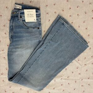 Abercrombie & Fitch Light Blue Flare Jeans